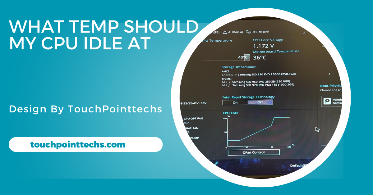 What Temp Should My Cpu Idle At