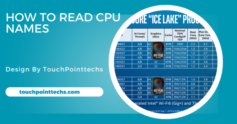 How To Read Cpu Names