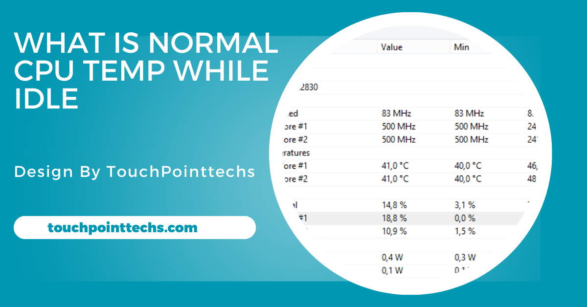 What Is Normal Cpu Temp While Idle